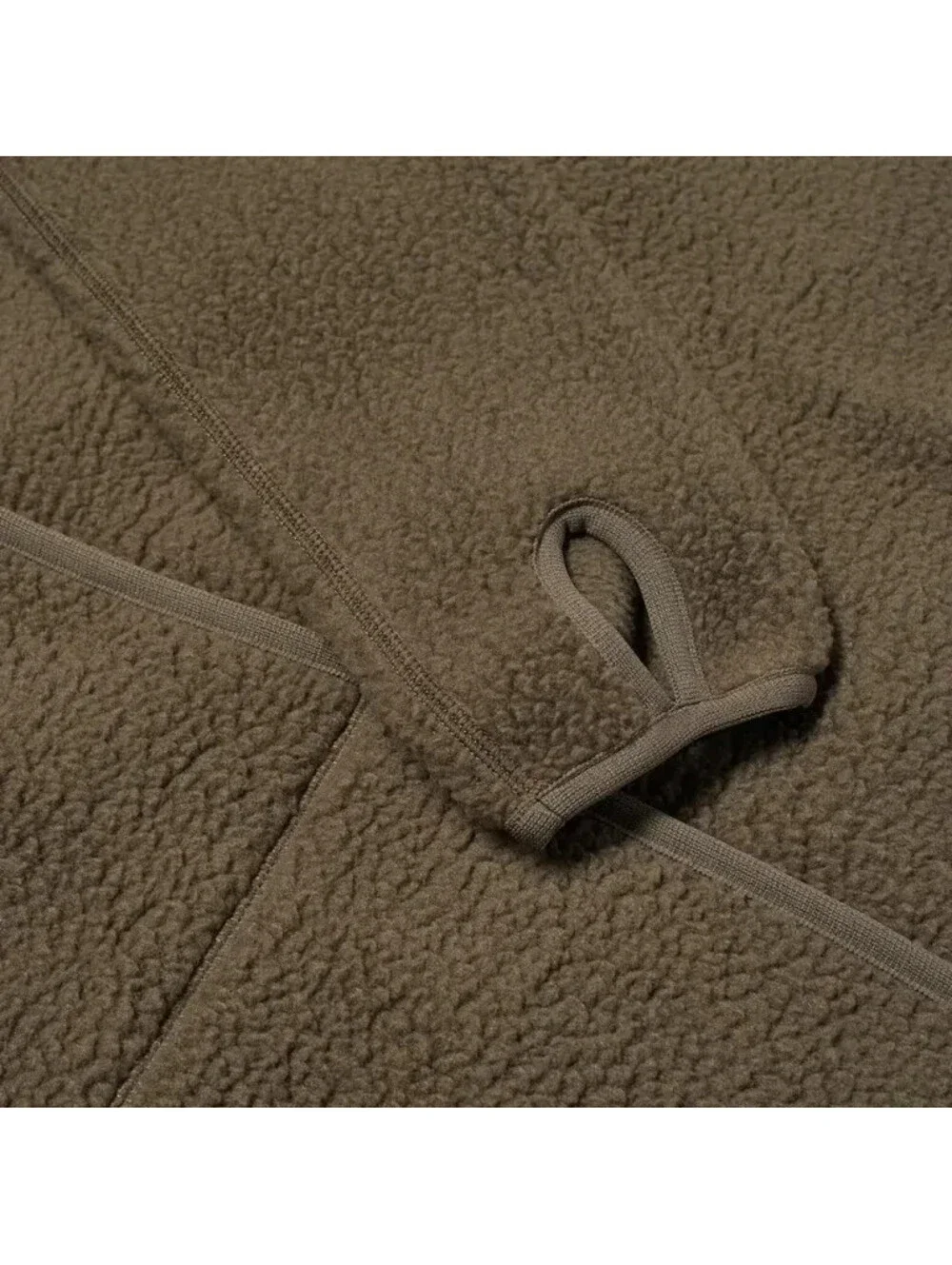 NEW Snow Peak Khaki Thermal Boa Fleece Jacket Small
